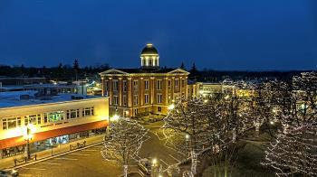 Weather camera view of City of Woodstock.