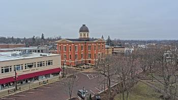 Weather camera view of City of Woodstock.