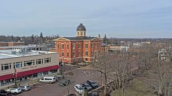 Weather camera view of City of Woodstock.