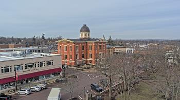 Weather camera view of City of Woodstock.