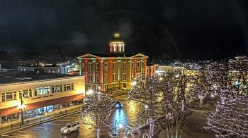 Weather camera view of City of Woodstock.