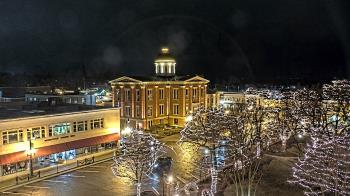 Weather camera view of City of Woodstock.