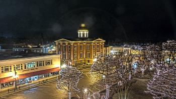 Weather camera view of City of Woodstock.