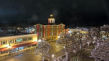 Weather camera view of City of Woodstock.