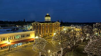 Weather camera view of City of Woodstock.