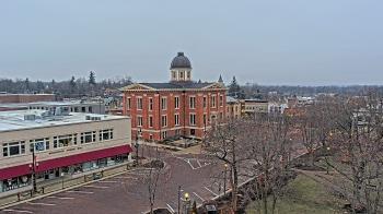 Weather camera view of City of Woodstock.