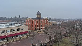Weather camera view of City of Woodstock.