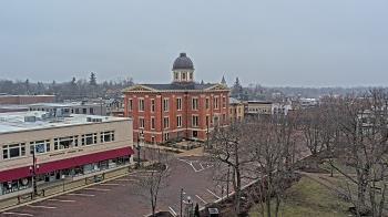 Weather camera view of City of Woodstock.