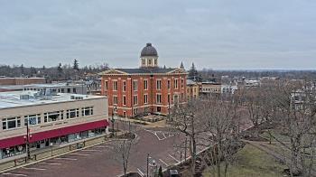 Weather camera view of City of Woodstock.