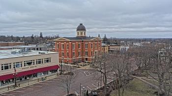 Weather camera view of City of Woodstock.