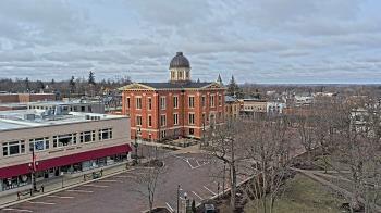 Weather camera view of City of Woodstock.