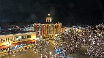 Weather camera view of City of Woodstock.