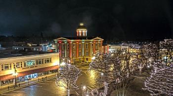 Weather camera view of City of Woodstock.