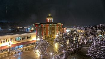 Weather camera view of City of Woodstock.