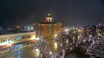 Weather camera view of City of Woodstock.