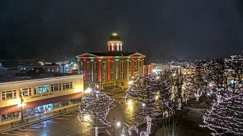 Weather camera view of City of Woodstock.