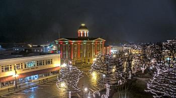 Weather camera view of City of Woodstock.