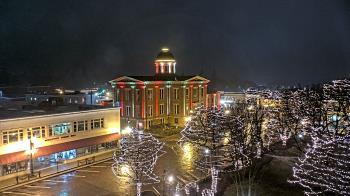 Weather camera view of City of Woodstock.