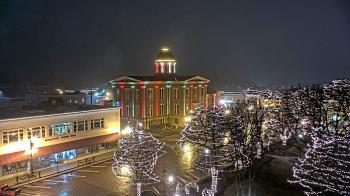 Weather camera view of City of Woodstock.