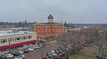 Weather camera view of City of Woodstock.
