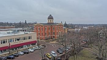 Weather camera view of City of Woodstock.