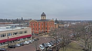 Weather camera view of City of Woodstock.