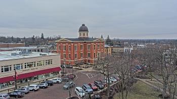 Weather camera view of City of Woodstock.