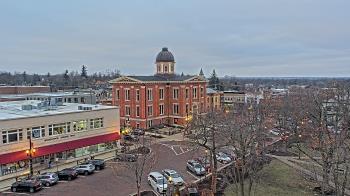 Weather camera view of City of Woodstock.