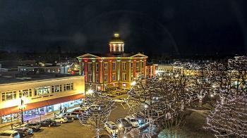 Weather camera view of City of Woodstock.