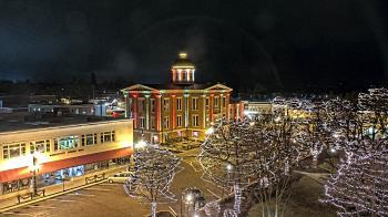 Weather camera view of City of Woodstock.