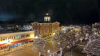 Weather camera view of City of Woodstock.