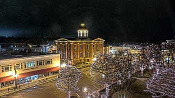 Weather camera view of City of Woodstock.