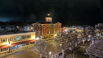 Weather camera view of City of Woodstock.