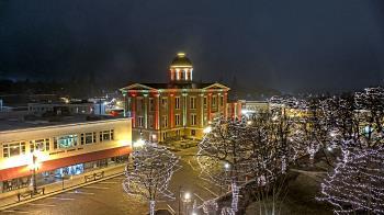 Weather camera view of City of Woodstock.