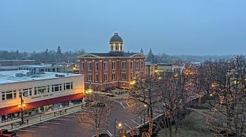Weather camera view of City of Woodstock.