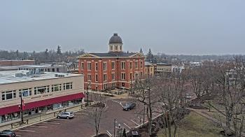 Weather camera view of City of Woodstock.