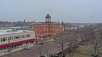 Weather camera view of City of Woodstock.