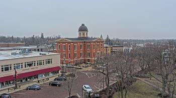 Weather camera view of City of Woodstock.