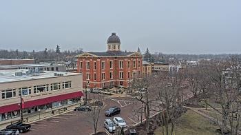 Weather camera view of City of Woodstock.