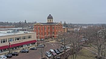 Weather camera view of City of Woodstock.