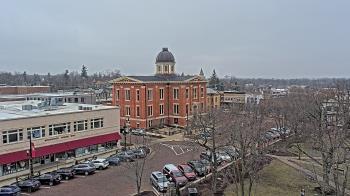 Weather camera view of City of Woodstock.