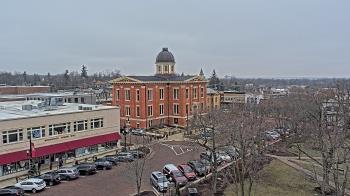 Weather camera view of City of Woodstock.