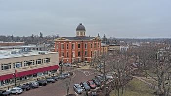 Weather camera view of City of Woodstock.