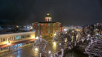 Weather camera view of City of Woodstock.