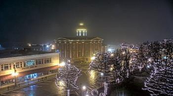 Weather camera view of City of Woodstock.