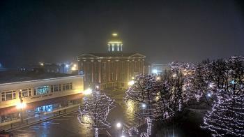 Weather camera view of City of Woodstock.