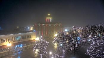 Weather camera view of City of Woodstock.