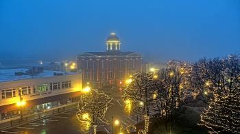 Weather camera view of City of Woodstock.