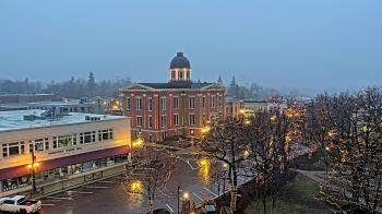 Weather camera view of City of Woodstock.