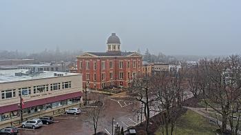 Weather camera view of City of Woodstock.